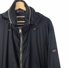 Load image into Gallery viewer, Paul and Shark Navy Nylon Hooded Jacket - Triple Extra Large (XXXL) PTP 27"