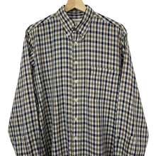 Load image into Gallery viewer, Aquascutum House Check Long Sleeved Shirt - Medium (M) PTP 24"