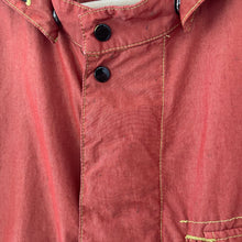 Load image into Gallery viewer, C.P Company Burnt Orange 50 Fili Goggle Hooded Overshirt - Large (L) PTP 22.75"