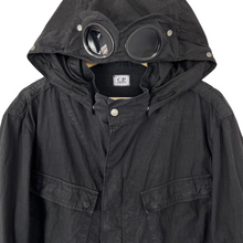 Load image into Gallery viewer, C.P Company Black Goggle Hooded Overshirt - Double Extra Large (XXL) PTP 24"