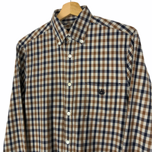 Load image into Gallery viewer, Aquascutum House Check Long Sleeved Shirt - Small (S) PTP 19.75"