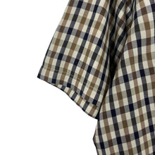 Load image into Gallery viewer, Aquascutum House Check Short Sleeved Shirt - Extra Large (XL) PTP 25"