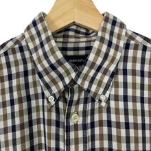 Load image into Gallery viewer, Aquascutum House Check Long Sleeved Shirt - Large (L) PTP 24.5"
