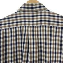 Load image into Gallery viewer, Aquascutum House Check Short Sleeved Shirt - Medium (M) PTP 23"
