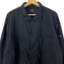 Load image into Gallery viewer, Paul and Shark Navy Econyl Nylon Metal Overshirt - Extra Large (XL) PTP 24.5"