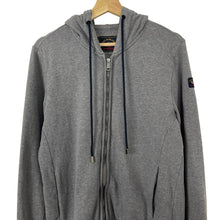 Load image into Gallery viewer, Paul and Shark Grey Full Zip Logo Hoody - Large (L) PTP 21"