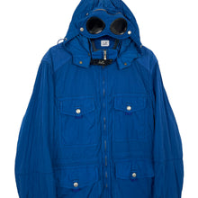 Load image into Gallery viewer, C.P Company Blue Multi Pocket Nysack Goggle Jacket - 54 PTP 23"