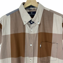 Load image into Gallery viewer, Aquascutum Block Check Short Sleeved Shirt - Extra Large (XL) PTP 23.5"