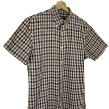 Load image into Gallery viewer, Aquascutum House Check Short Sleeved Shirt - Small (S) PTP 20.5"
