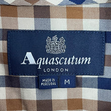 Load image into Gallery viewer, Aquascutum House Check Long Sleeved Shirt - Medium (M) PTP 20.75"