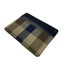 Load image into Gallery viewer, Aquascutum Classic Block Check Card Holder Wallet