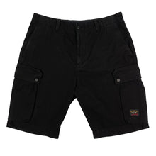 Load image into Gallery viewer, Paul and Shark Black Parachute Cargo Shorts - W 34"