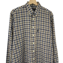 Load image into Gallery viewer, Aquascutum House Check Long Sleeved Shirt - Large (L) PTP 24"