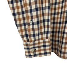 Load image into Gallery viewer, Aquascutum House Check Long Sleeved Shirt - Medium (M) PTP 21.75"