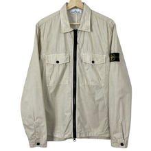 Load image into Gallery viewer, Stone Island Beige Double Pocket Overshirt - Medium (M) PTP 21.75"