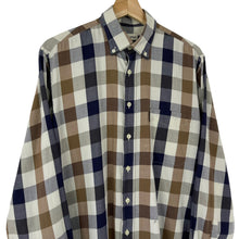 Load image into Gallery viewer, Aquascutum Block Check Long Sleeved Shirt - Medium (M) PTP 23"