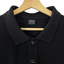 Load image into Gallery viewer, Paul and Shark Black Short Sleeved Polo - Double Extra Large (XXL) PTP 22.5"