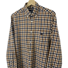 Load image into Gallery viewer, Aquascutum House Check Long Sleeved Shirt - Medium (M) PTP 20.75"