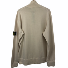 Load image into Gallery viewer, Stone Island Cream Half Zip Sweater - Double Extra Large (XXL) PTP 25.5"