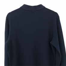 Load image into Gallery viewer, Paul and Shark Navy Long Sleeved Polo - Large (L) PTP 20.5"