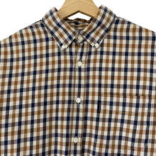 Load image into Gallery viewer, Aquascutum House Check Long Sleeved Shirt - Large (L) PTP 22"