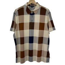 Load image into Gallery viewer, Aquascutum Block Check Short Sleeved Polo - Extra Large (XL) PTP 22"