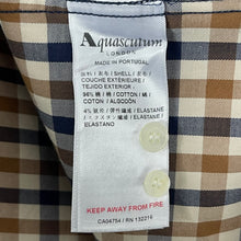 Load image into Gallery viewer, Aquascutum House Check Long Sleeved Shirt - Medium (M) PTP 20.75"