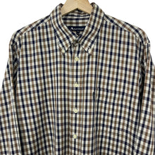 Load image into Gallery viewer, Aquascutum House Check Long Sleeved Shirt - Extra Large (XL) PTP 26"