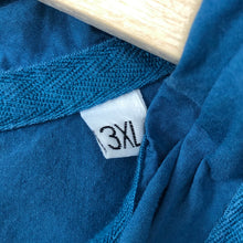 Load image into Gallery viewer, Stone Island Turquoise Button Up Hooded Overshirt - Triple Extra Large (XXXL) PTP 25.5"