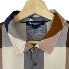 Load image into Gallery viewer, Aquascutum Block Check Short Sleeved Polo - Large (L) PTP 22"