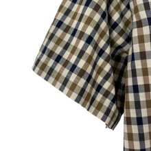 Load image into Gallery viewer, Aquascutum House Check Short Sleeved Shirt - Small (S) PTP 21.75"