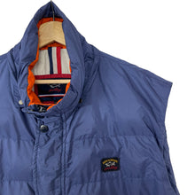Load image into Gallery viewer, Paul and Shark Blue Down Fill Gilet Body Warmer - Six Extra Large (6XL) PTP 29"
