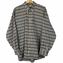 Load image into Gallery viewer, Aquascutum House Check Long Sleeved Shirt - Extra Large (XL) PTP 25"