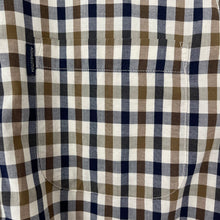 Load image into Gallery viewer, Aquascutum House Check Short Sleeved Shirt - Small (S) PTP 21.75"