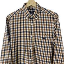Load image into Gallery viewer, Aquascutum House Check Long Sleeved Shirt - Medium (M) PTP 20.75"