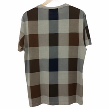 Load image into Gallery viewer, Aquascutum Block Check Short Sleeved T-Shirt - Small (S) PTP 20"