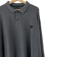 Load image into Gallery viewer, Paul and Shark Grey Long Sleeved Polo - Six Extra Large (6XL) PTP 33"