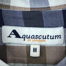 Load image into Gallery viewer, Aquascutum Block Check Short Sleeved Shirt - Medium (M) PTP 24"