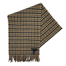 Load image into Gallery viewer, Aquascutum Classic House Check 100% Lana Wool Scarf - One Size Fits All