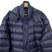 Load image into Gallery viewer, Paul and Shark Navy 700 Down Fill Puffer Jacket - Triple Extra Large (XXXL) PTP 27.5"