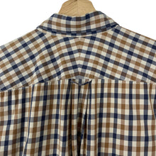 Load image into Gallery viewer, Aquascutum House Check Long Sleeved Shirt - Large (L) PTP 21.5"