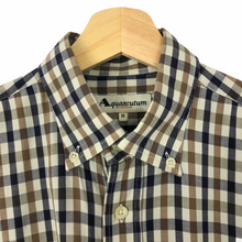 Load image into Gallery viewer, Aquascutum House Check Long Sleeved Shirt - Medium (M) PTP 23"