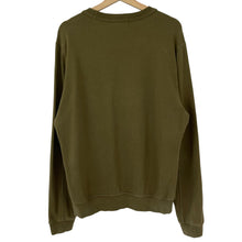 Load image into Gallery viewer, Stone Island Khaki Crew Neck Logo Sweater - Large (L) PTP 23.5"