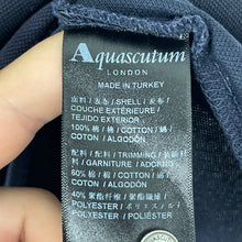 Load image into Gallery viewer, Aquascutum Navy / House Check Short Sleeved Polo - Triple Extra Large (XXXL) PTP 24"