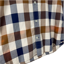 Load image into Gallery viewer, Aquascutum Block Check Long Sleeved Shirt - Small (S) PTP 20.25"
