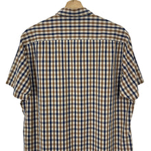 Load image into Gallery viewer, Aquascutum House Check Short Sleeved Shirt - Extra Large (XL) PTP - 21.5"