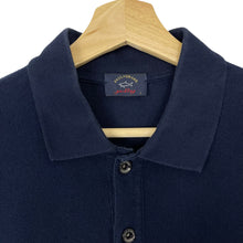 Load image into Gallery viewer, Paul and Shark Navy Short Sleeved Polo - Large (L) PTP 20"