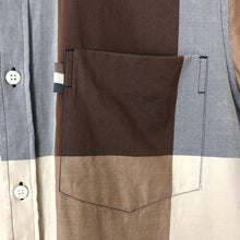 Load image into Gallery viewer, Aquascutum Block Check Short Sleeved Shirt - Small (S) PTP 20.25"