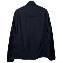Load image into Gallery viewer, Paul and Shark Navy Econyl Nylon Metal Overshirt - Large (L) PTP 24"