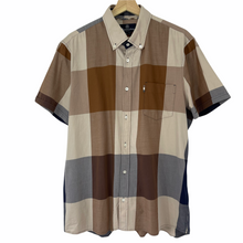 Load image into Gallery viewer, Aquascutum Block Check Short Sleeved Shirt - Extra Large (XL) PTP 23.5"